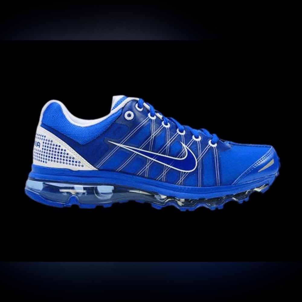 Nike Air Max 2011 Running Sneakers Blue Mesh Lace Up 400153-400 - Picture 9 of 10